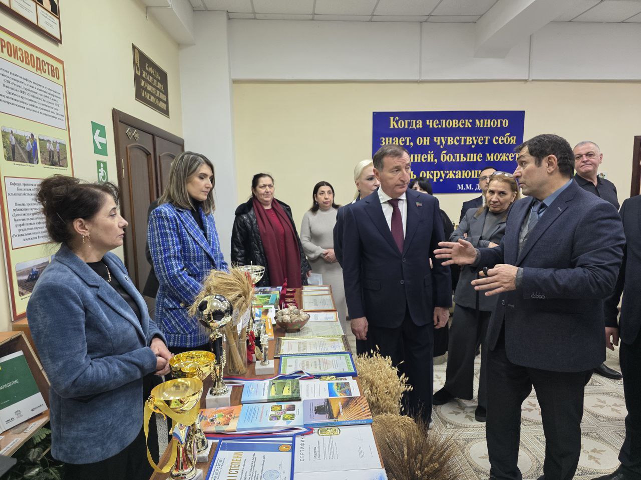 В ДагГАУ прошла встреча Председателя НС РД с преподавателями и студентами вуза